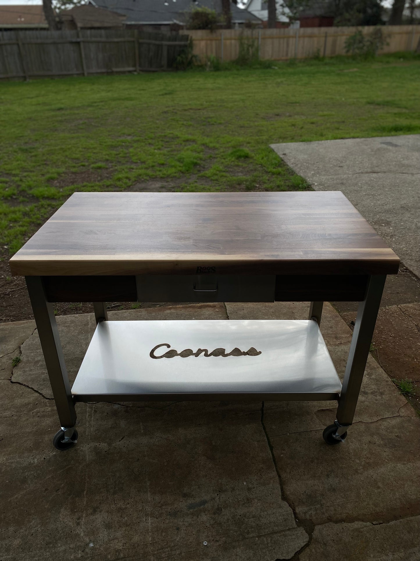 Butcher Block Kitchen Table