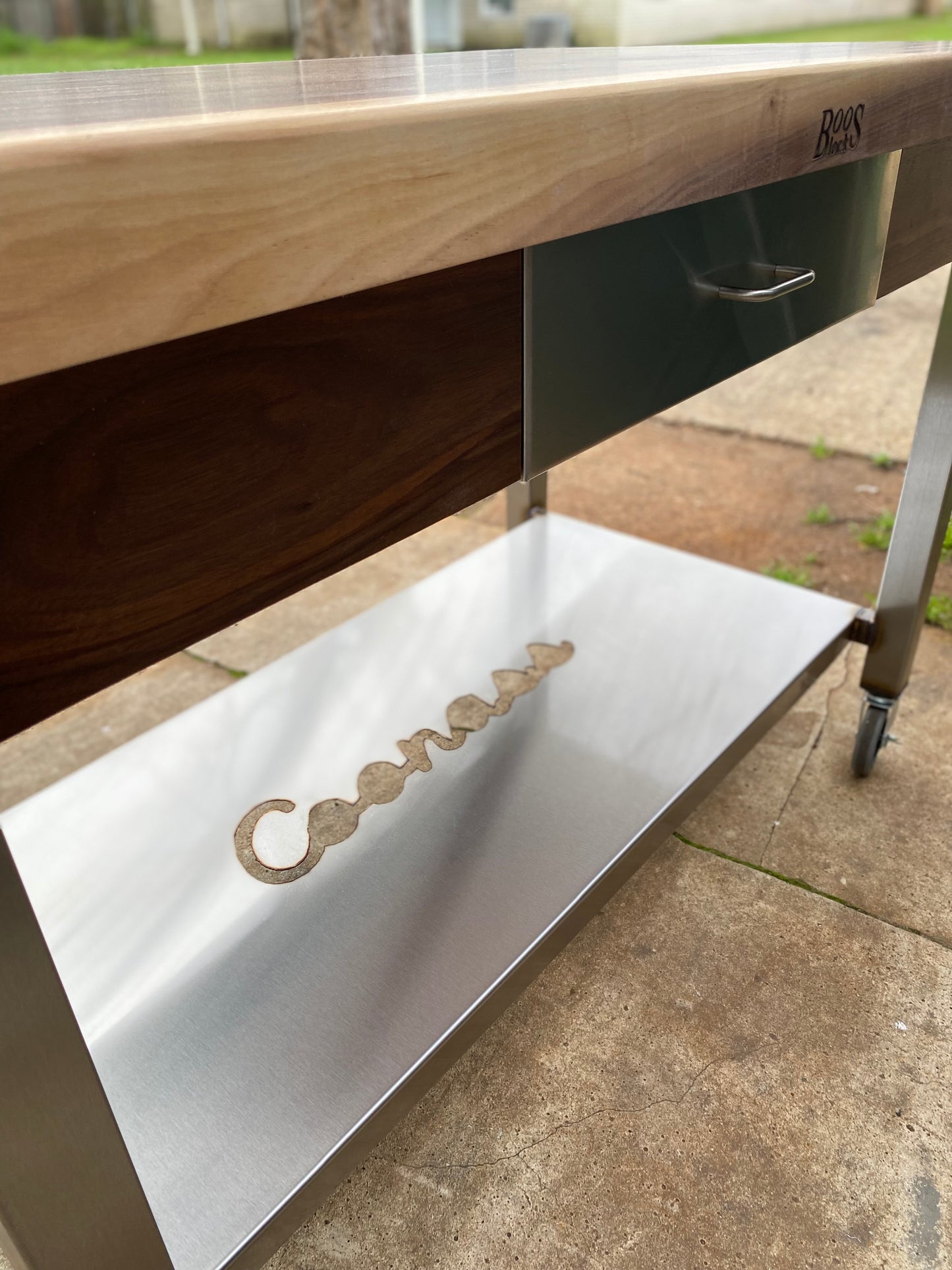 Butcher Block Kitchen Table