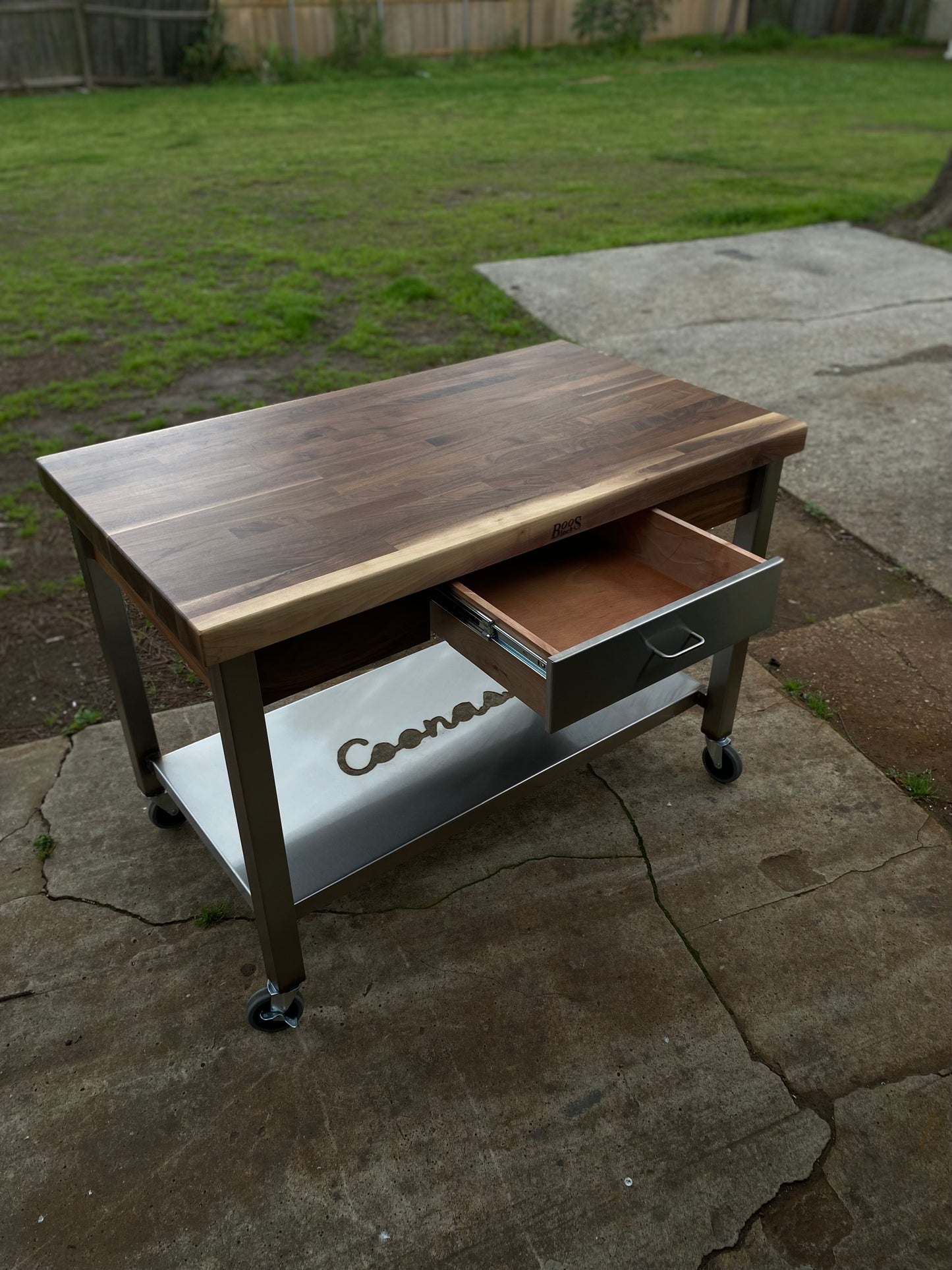 Butcher Block Kitchen Table
