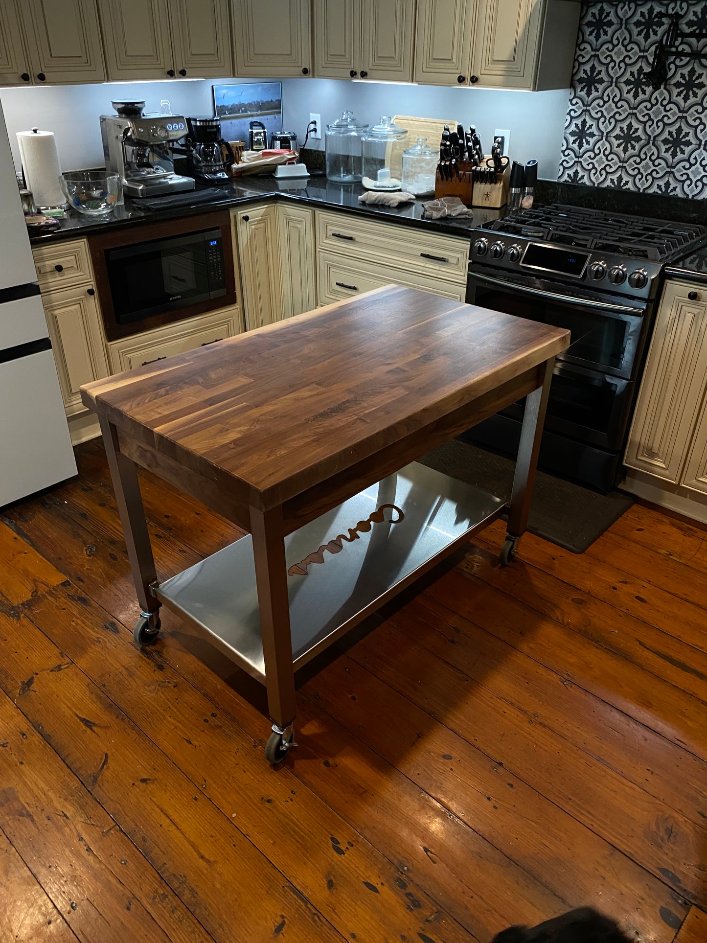 Butcher Block Kitchen Table