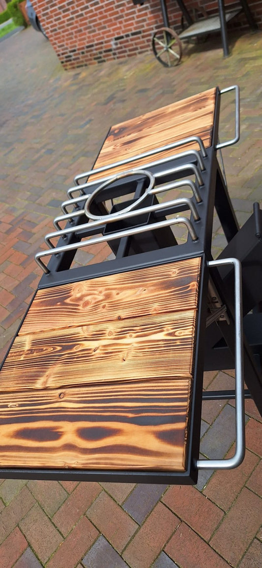 Steel Rocket Stove Station