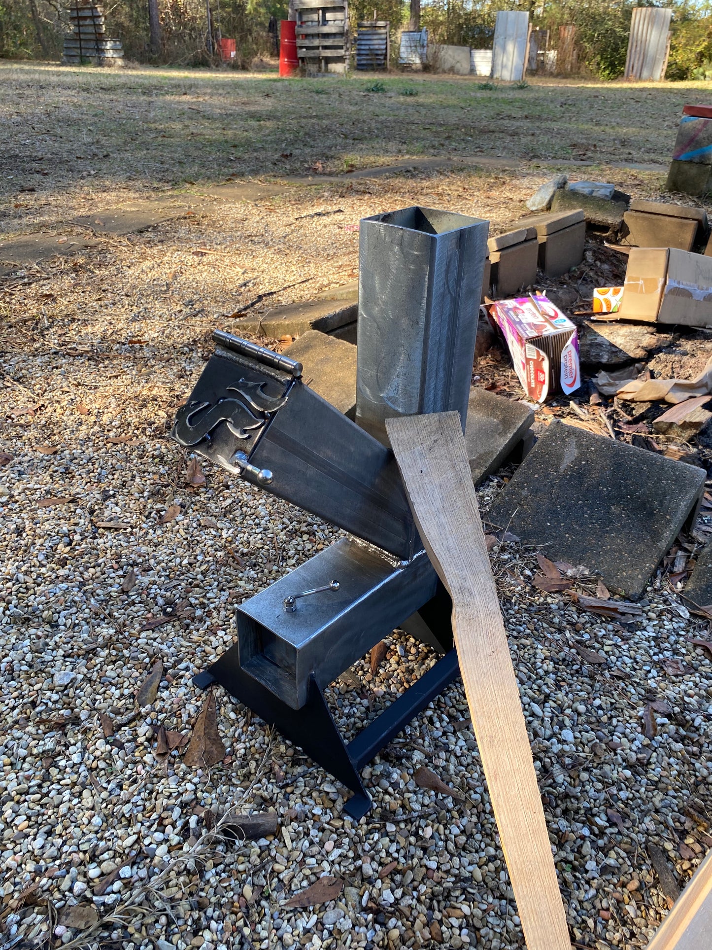 4” Rocket Stove