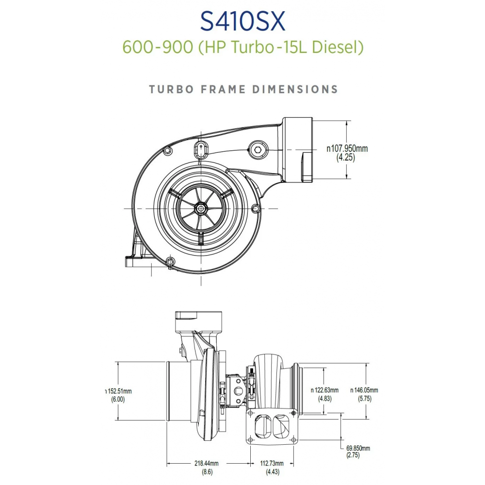 S478/96/1.32 CAT SEMI Turbo
